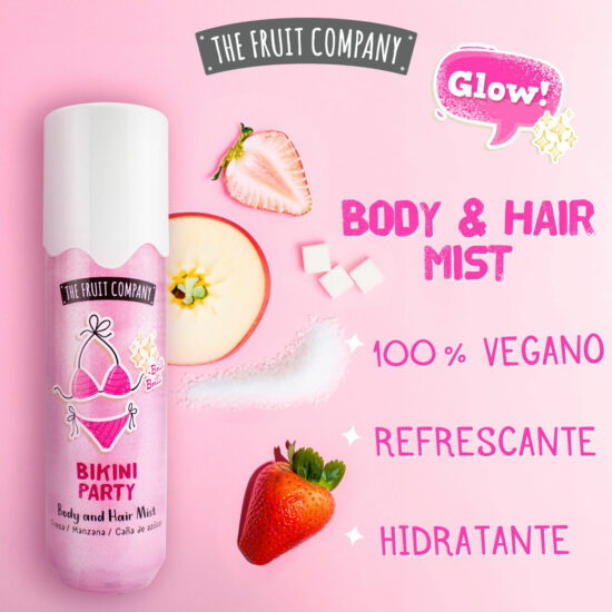 Hair & Body Mist Bikini Party Glitter TFC - Imagen 2