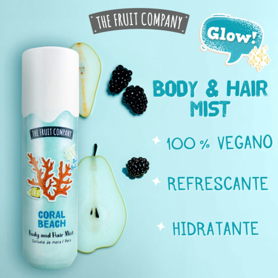 Hair & Body Mist Coral Beach Glitter - Imagen 2