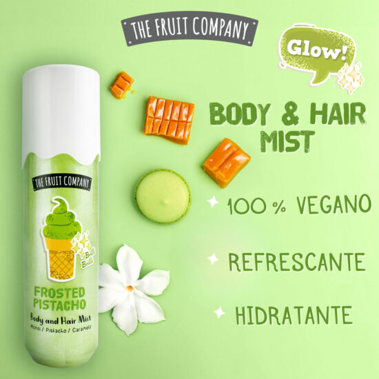 Hair & Body Mist Frosted Pistacho Glitter - Imagen 2