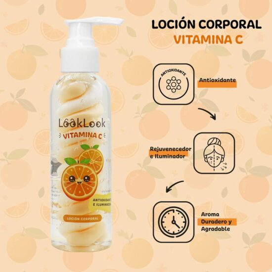 Loción Corporal Vitamina C Look Look - Imagen 3