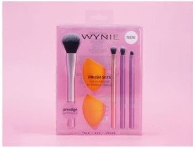 Kit de Pinceles + 2 esponjas Wynie